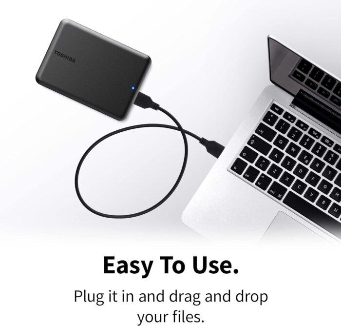 Toshiba Canvio Partner 2TB prenosni zunanji trdi disk, USB 3.2 - slika 3
