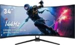 CRUA 34-palčni ukrivljen gaming monitor - slika 2