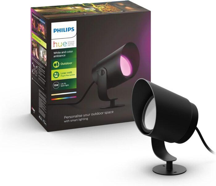 Philips Hue White & Colour Ambient Lily XL zunanja reflektorska svetilka - slika 4