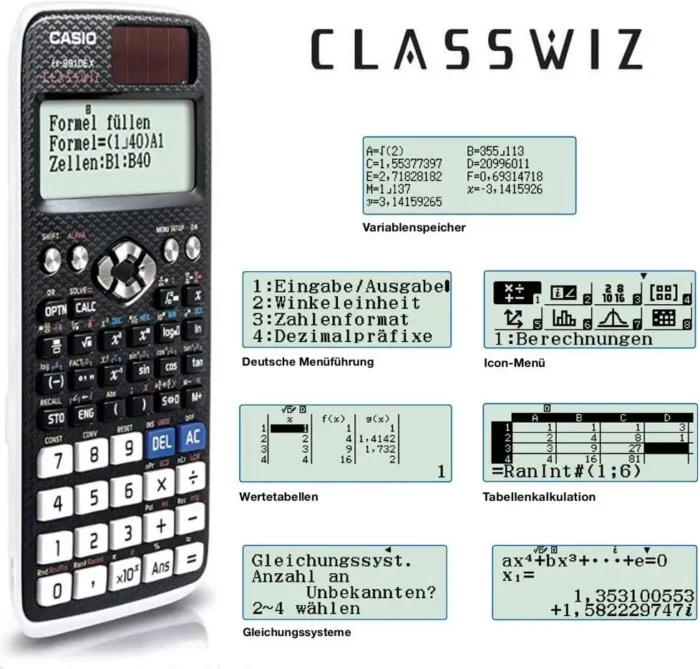 Casio FX-991DE X ClassWiz znanstveni kalkulator - slika 2