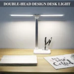 iVict Dual Swing Arm LED namizna svetilka, z USB priključkom - slika 3