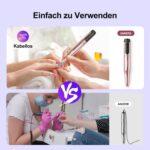 COSLUS brezžični prenosni set za manikuro in pedikuro, 11-v-1 profesionalni komplet - slika 2