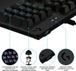 Logitech G512 mehanska gaming tipkovnica, GX-Brown taktilna stikala, LIGHTSYNC RGB osvetlitev - slika 4