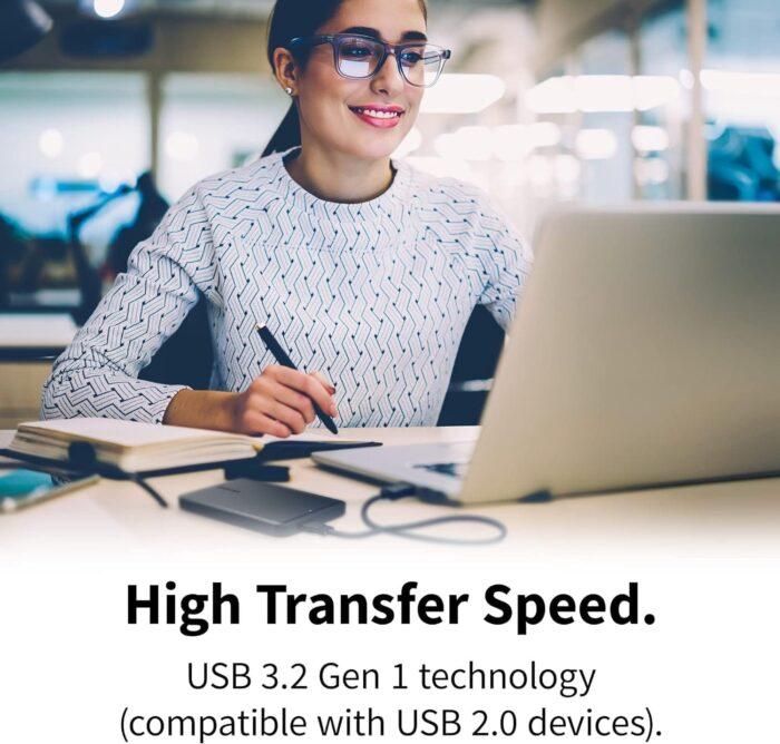 Toshiba Canvio Partner 2TB prenosni zunanji trdi disk, USB 3.2 - slika 2