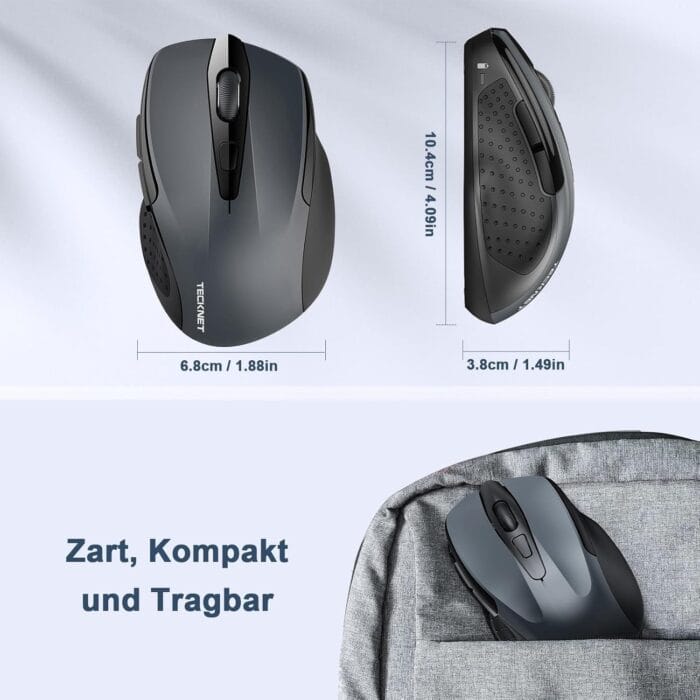 TECKNET Brezžična miška Pro 2.4G 2600 DPI - slika 2