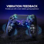 ECHTPower Brezžični kontroler za PS-4, LED igralni kontroler za PS-4/Slim/Pro/PC - slika 3