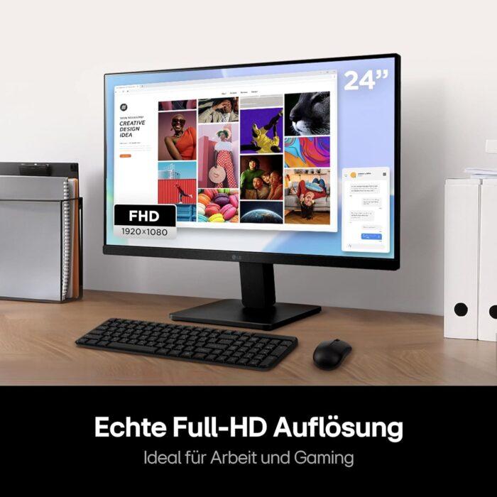 LG Full HD Monitor 24MR400-B.AEUQ - 24", IPS panel, FreeSync, VESA FDMI, 100Hz - slika 2