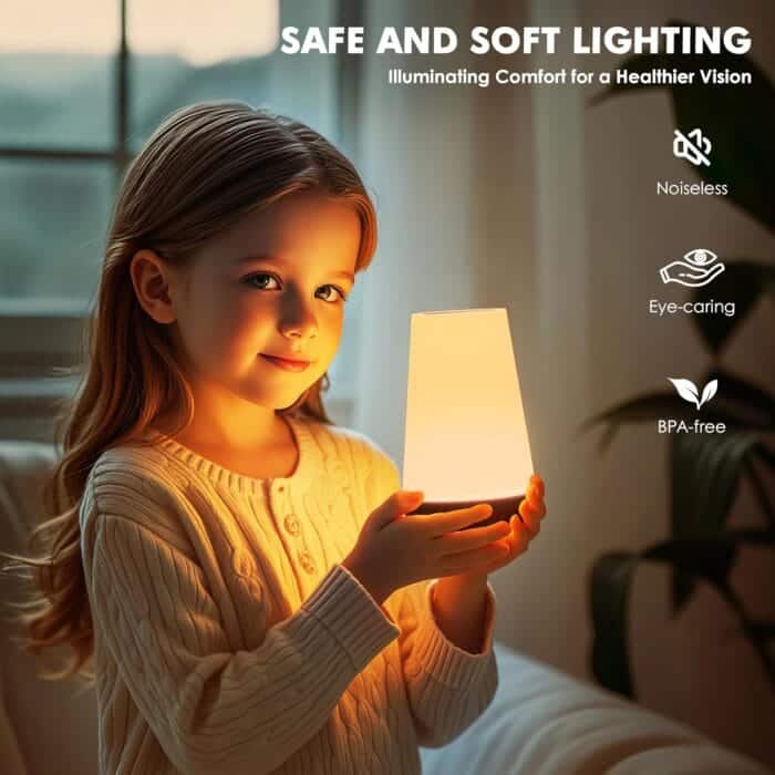 Auxmir LED Nočna Svetilka z Zatemnitvijo in 13 Barvami - slika 3