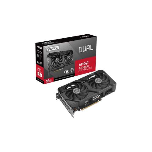 ASUS Dual Radeon RX 7600 XT OC Edition 16GB GDDR6 Gaming Grafična Kartica