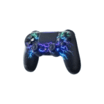 ECHTPower Brezžični kontroler za PS-4, LED igralni kontroler za PS-4/Slim/Pro/PC