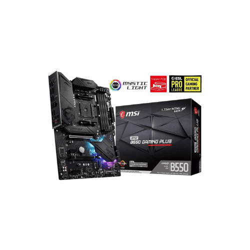 MSI MPG B550 Gaming Plus Matična Plošča, AM4 Podnožje, DDR4, PCIe 4.0