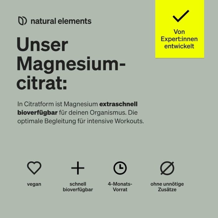 Premium Magnesium Citrat – 360 mg na Dnevni Odmerek, 365 Kapsul - slika 3
