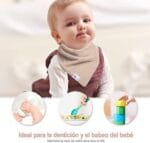 Lulu Moon trikotni slinček – muslin slinček za dojenčke, fantke in punčke - slika 2