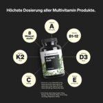 Multivitamin – 180 Kapsul, Bioaktivne oblike, Visoka Dnevna Doza - slika 3