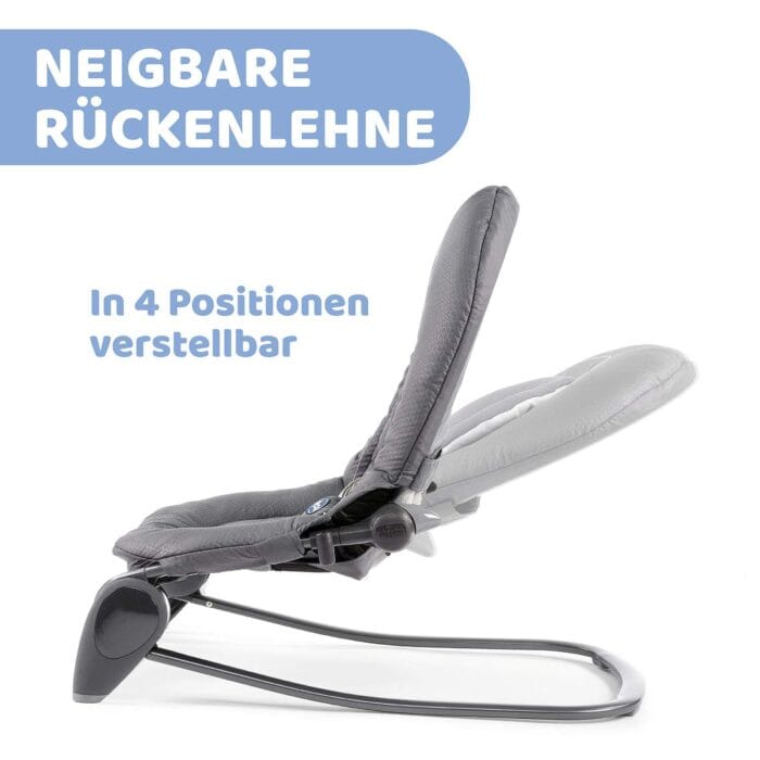Chicco Hoopla Rocking Swing – gugalni stolček, Moon Grey, za dojenčke od rojstva do 18 kg - slika 3