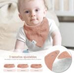 Lulu Moon trikotni slinček – muslin slinček za dojenčke, fantke in punčke - slika 3