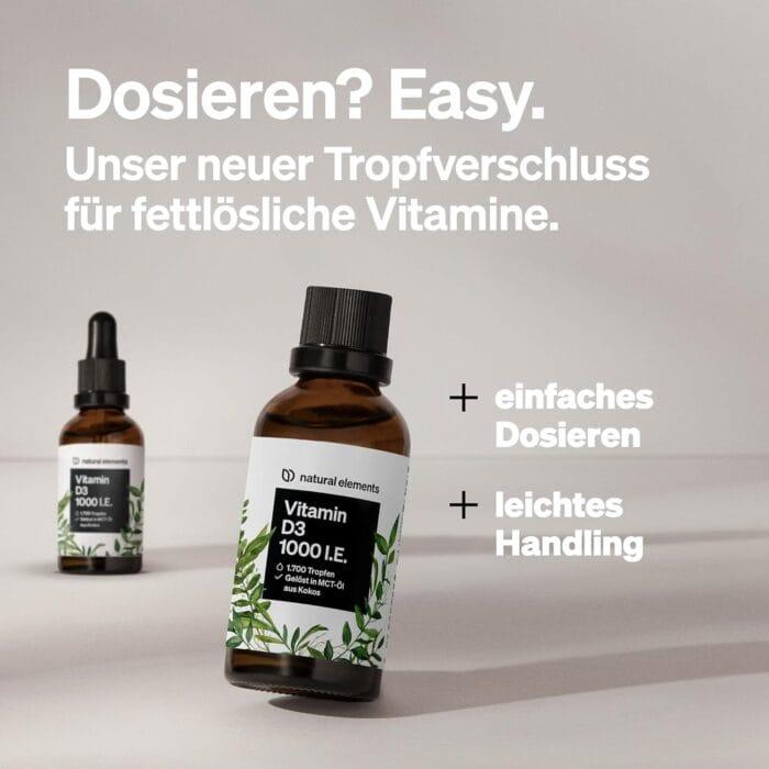 Vitamin D3 – 1000 IU na Kapljico, 50 ml, Vegansko - slika 2