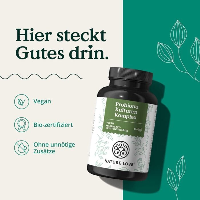 Probiona Komplex – 20 Mrd KBE/Tagesdosis, Vegan, 3-mesečna Zaloga - slika 3