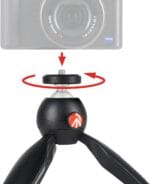 Manfrotto MTPIXIMII-B PIXI Mini stativ z ročajem za kompaktne, brezzrcalne in DSLR kamere - slika 2
