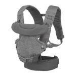 Infantino Flip Advanced 4-v-1 nosilka za dojenčke – siva, od 3,6 do 14,5 kg - slika 2