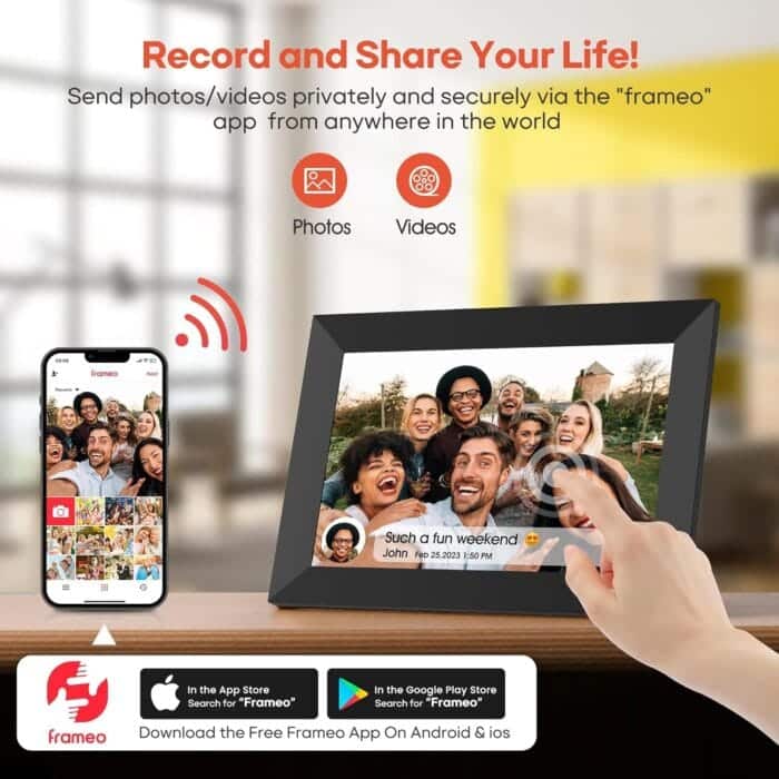Frameo 10.1" WiFi Digitalni Okvir za Slike - slika 3