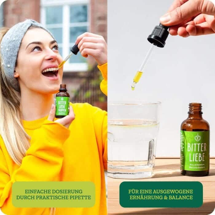 BitterLiebe® Kapljice, 50 ml – Zeliščna Formula z Grenkimi Snovmi, Vegansko - slika 2