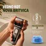 Braun nadomestna brivna glava za Series 9 Pro in Series 9 / 94M - slika 3