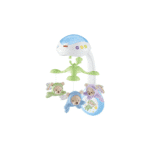 Fisher-Price 3-v-1 Dream Bear mobil za posteljico – glasbeni vrtiljak z medvedki