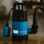 Potopna črpalka za odpadno vodo Güde GS4002P – 7500 l/h z plovnim stikalom