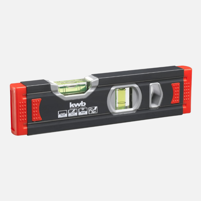 Vodna tehtnica 20 cm KWB – mini aluminijasta natančna libela - slika 5