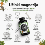 Feel Natural Magnezij 400 mg – 365 kapsul - slika 2