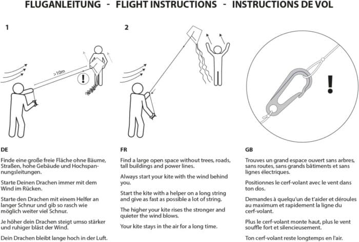 CIM Otroški zmaj Rainbow Eddy, enovrstični zmaj za otroke od 3 let - slika 2