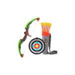 AUVIM otroški lokostrelski set s puščicami in LED lučkami