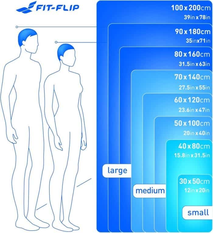 Fit-Flip kompaktna mikrovlakenska brisača, hitrosušeča in lahka - slika 2