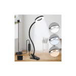 LQWELL LED Clamp Lamp – Nastavljiva Svetilka za Branje z USB Priključkom