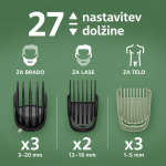 Philips Multigroom Series 9000 – Profesionalni 19-delni komplet za popolno nego - slika 3