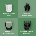 Philips Multigroom Series 9000 – Profesionalni 19-delni komplet za popolno nego - slika 4