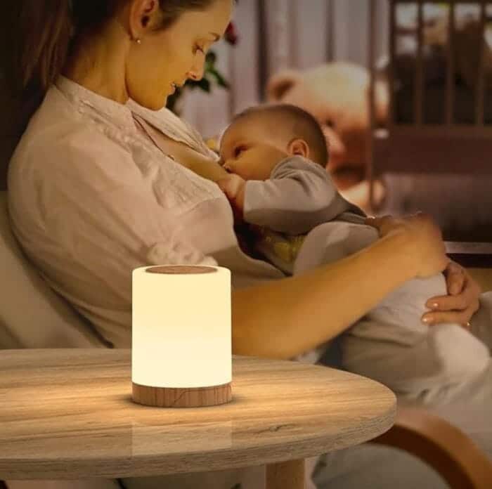 LED nočna lučka z dotikom in RGB barvami - slika 4