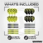 WINMAU Michael Van Gerwen MvG darilni set za pikado – 50-delni komplet - slika 3