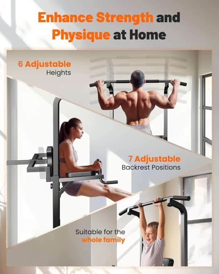 Sportsroyals Power Tower – večnamenska vadbena postaja za domači fitnes - slika 2