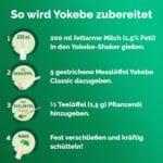 Yokebe Classic Diet Shake, 500 g, visokokakovostna zamenjava obroka - slika 3