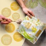 Alpha Foods Vegan Protein Powder Vanilla, 600 g, veganski proteinski prašek - slika 3