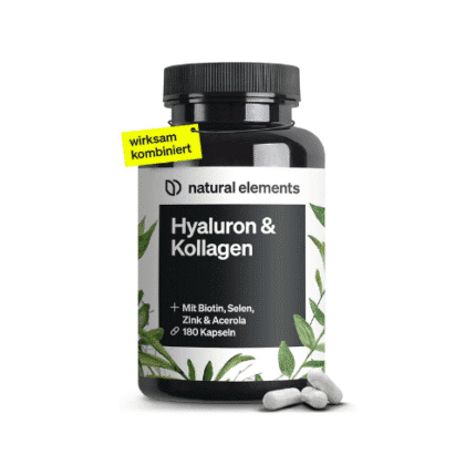 Natural Elements Hyaluronic Acid Collagen Complex, 180 kapsul