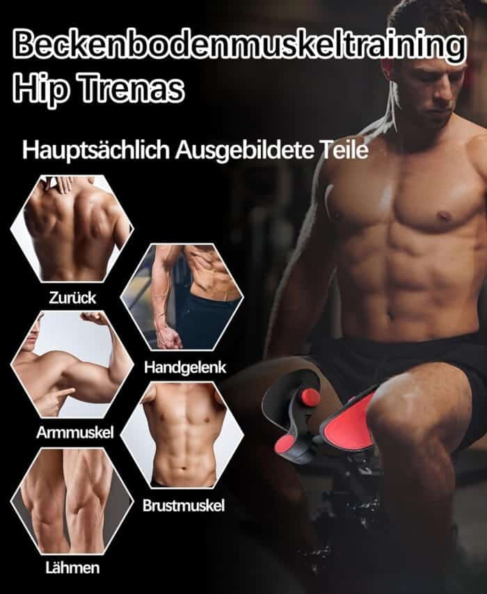 TINRIEF Thigh Trainer 16 kg za krepitev stegen, zadnjice in medeničnega dna - slika 4