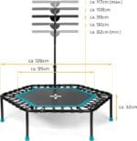 SportPlus fitness trampolin za notranjo in zunanjo uporabo, Ø126 cm - slika 4