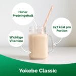Yokebe Classic Diet Shake, 500 g, visokokakovostna zamenjava obroka - slika 2