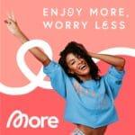 MORE Chunky Flavour Fudge Brownie, 150 g, veganski prašek za sladkanje - slika 2