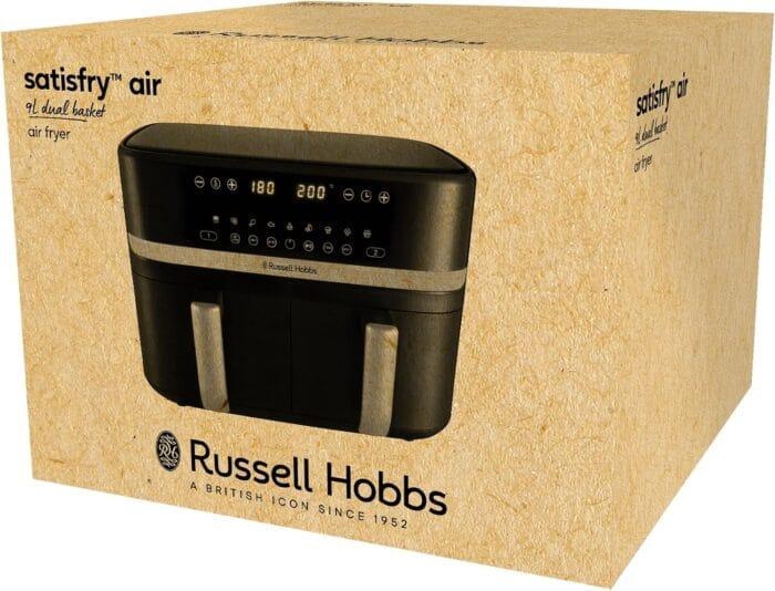 Russell Hobbs SatisFry Dual 9L – vroč zrak, dvojna košara, 9 programov - slika 9