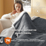 Električna odeja 130×180 cm – z 6 stopnjami gretja in samodejnim izklopom - slika 3
