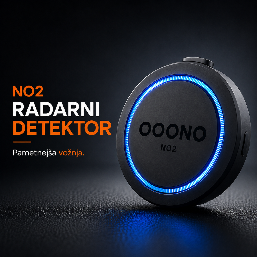 Co-Driver NO2 radarska opozorilna naprava – Pametni opozorilnik za radarje in prometne nevarnosti